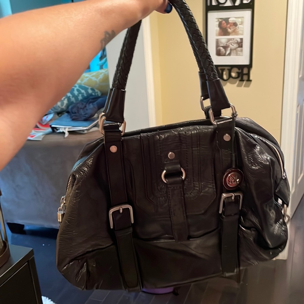 The sak leather tote bag